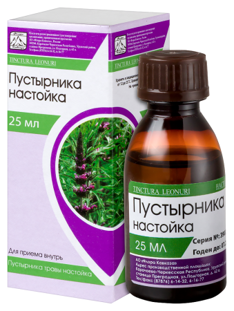 ПУСТЫРНИКА настойка 25мл  Флора Кавказа