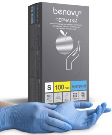 ПЕРЧАТКИ BENOVY НИТР (пара) S №100