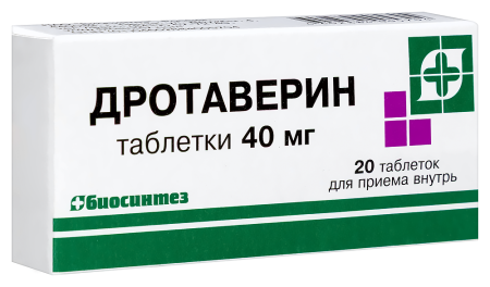 ДРОТАВЕРИН таб 40мг N20  Биосинтез