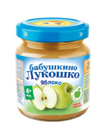 БАБУШКИНО ЛУКОШКО ПЮРЕ Яблоко 100г