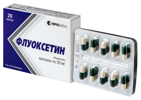 ФЛУОКСЕТИН капс 20мг N20  ПроМед