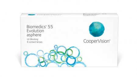 ЛИНЗЫ COOPER VISION BIOMEDICS 55 EVOLUTION N6 (-1,50)