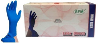 ПЕРЧАТКИ SFM ЛАТ см/нест неопуд удлин манж/хлор (пара) L N25 (синий)