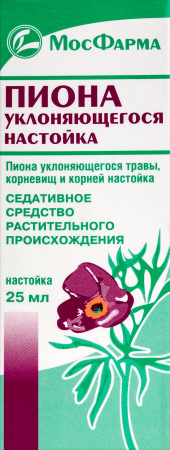 Пиона настойка ( 25 мл инд.уп. (МФФ)