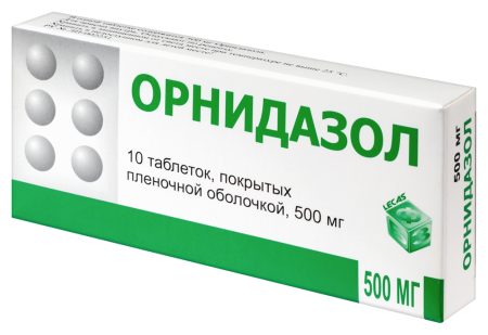 ОРНИДАЗОЛ таб 500мг N10  Березовский