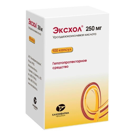 ЭКСХОЛ капс 250мг №100