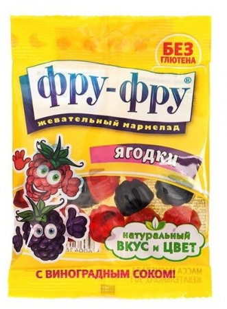 МАРМЕЛАД ФРУ-ФРУ Ягодки 30г