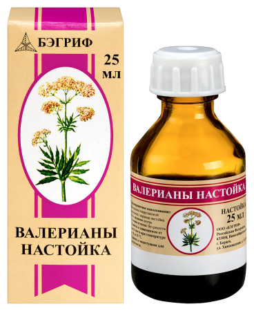 ВАЛЕРИАНА настойка 25мл  Бэгриф