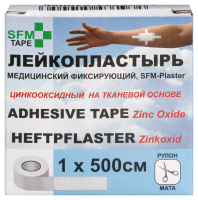 ПЛАСТЫРЬ SFM катушка 1х500см (ткан)