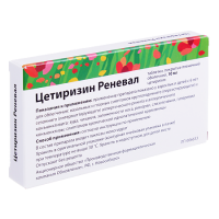 ЦЕТИРИЗИН-РЕНЕВАЛ таб 10мг N10