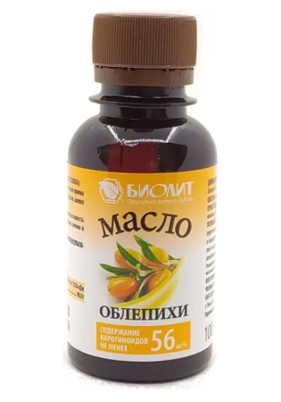 ОБЛЕПИХОВОЕ МАСЛО 100мл  Биолит