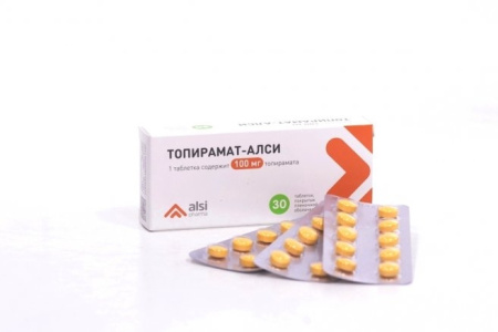 ТОПИРАМАТ-АЛСИ таб 100мг №30