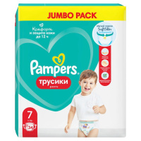 PAMPERS ПОДГУЗНИКИ-ТРУСИКИ PANTS ДЛЯ МАЛЬЧИКОВ И ДЕВОЧЕК РАЗМЕР 7 N34