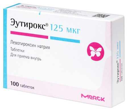 ЭУТИРОКС таб 125мкг N100