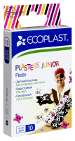 ПЛАСТЫРЬ ECOPLAST Набор Полимерный Junior Pirate 70х20мм №10
