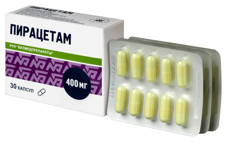 ПИРАЦЕТАМ капс 400мг N30  Белмедпрепараты