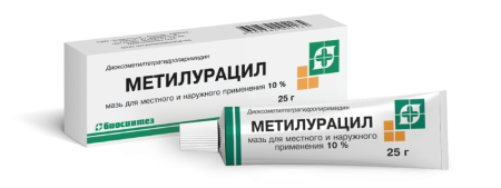 МЕТИЛУРАЦИЛОВАЯ мазь 10% 25г  Биосинтез