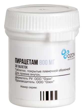 ПИРАЦЕТАМ таб 800мг N30  ОЗОН