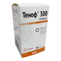 ТЕНОФ 300 300 МГ N30 ТАБЛ П/ПЛЕН/ОБОЛОЧ/БАНКА