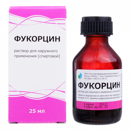 ФУКОРЦИН р-р 25мл  Тульская ФФ
