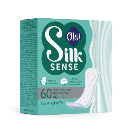 OLA SILK SENSE ПРОКЛАДКИ ЕЖЕДНЕВНЫЕ DAILY БЕЗ АРОМАТА N60