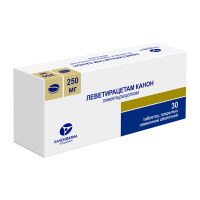 ЛЕВЕТИРАЦЕТАМ-КАНОН таб 250мг №30