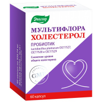 Мультифлора холестерол пробиотик капс. 535,74мг N60