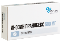 Инозин пранобекс таб. 500мг N20