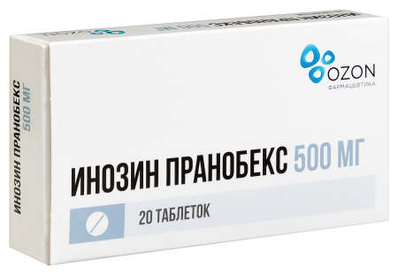 Инозин пранобекс таб. 500мг N20
