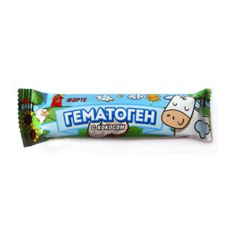 ГЕМАТОГЕН ФОРТЕ Кокос 40г #