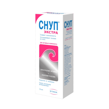 СНУП ЭКСТРА спрей наз. доз. 84мкг/доза+70мкг/доза фл. 10мл (60 доз)