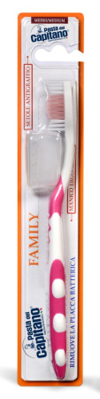 PASTA DEL CAPITANO зубная щетка family medium/для всей семьи/средней жескости