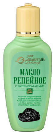 РЕПЕЙНОЕ МАСЛО ЗЕЛЕНЫЙ ДОКТОР Мумие 100мл