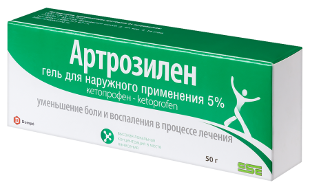 Артрозилен гель д/нар. прим. 5% туба 50г