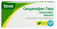 СИЛДЕНАФИЛ-ТЕВА таб 100мг №12