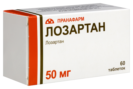 ЛОЗАРТАН таб 50мг N60  Пранафарм