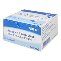 ДЕПАКИН ХРОНОСФЕРА 750 МГ N30 ПАК ГРАНУЛЫ ПРОЛОНГ ВЫСВОБ