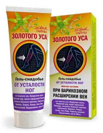 НОВЫЕ ТАЙНЫ ЗОЛ.УСА УСТАЛОСТЬ НОГ гель 75мл