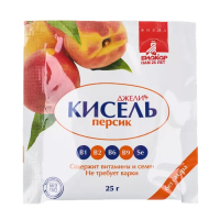 КИСЕЛЬ ДЖЕЛИ+ Персик (гран) 25г КИСЕЛЬ ДЖЕЛИ+ Персик (гран) 25г